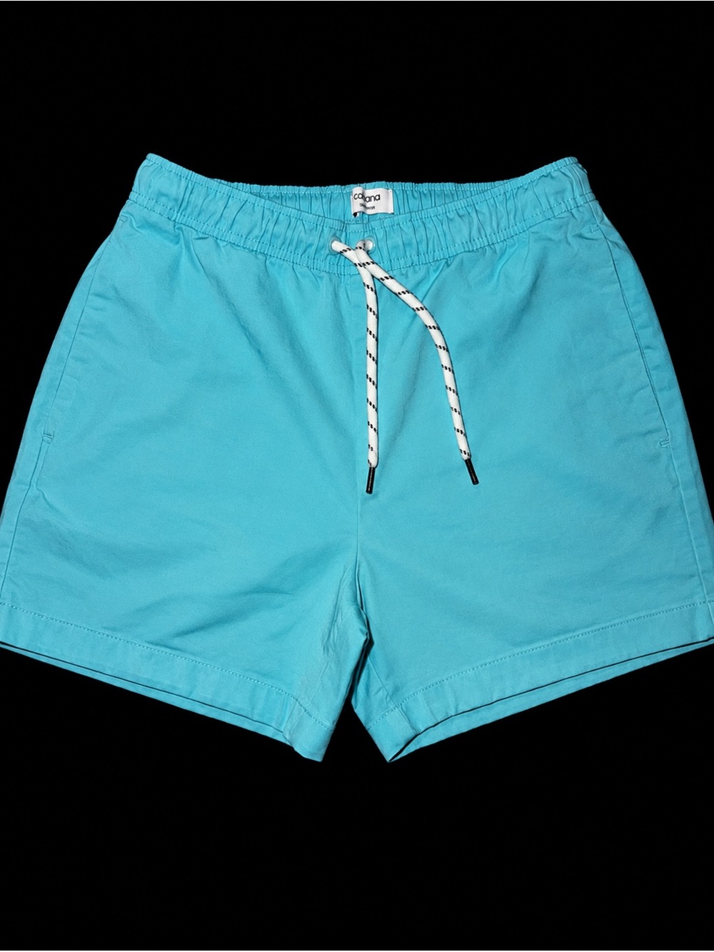 Cabana by Crown&Ivy Turquoise Pull-on Drawstring Shorts